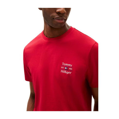 Tommy Hilfiger T-shirt T-shirt Uomo Hilfiger Stack S P25 - TOMMY HILFIGERMW38622 - XLD - S - Francavilla Moda